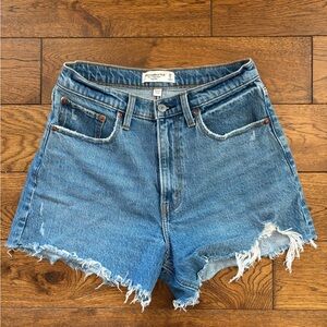 abercrombie & fitch high-rise mom short ✨curve love✨